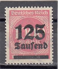 ГЕРМАНИЯ РЕЙХ  № 291 1923  Сост** MNH