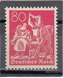 ГЕРМАНИЯ РЕЙХ  № 166 1921  Wz1  Сост** MNH
