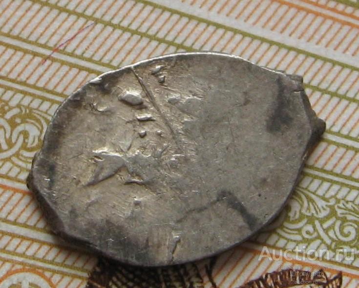 Копейка. Борис Годунов. По КГ № 209, серебро, вес 0,67 гр.