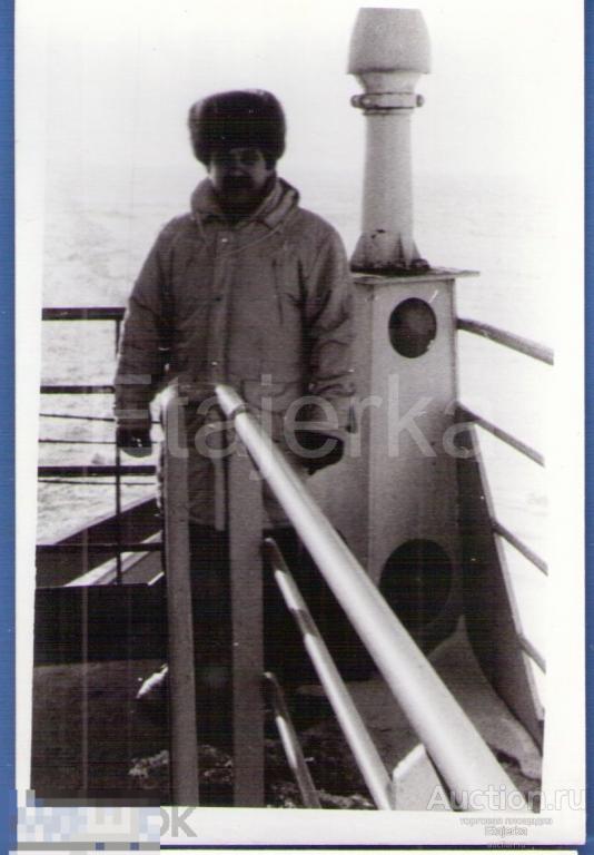 Танкер "Кола" Мурманск Север Мужчина Моряк Флот Фото СССР . ( Арх. Зсд ) 