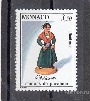 MONACO  МОНАКО  Рождество  № 2036 1991  Сост**  MNH