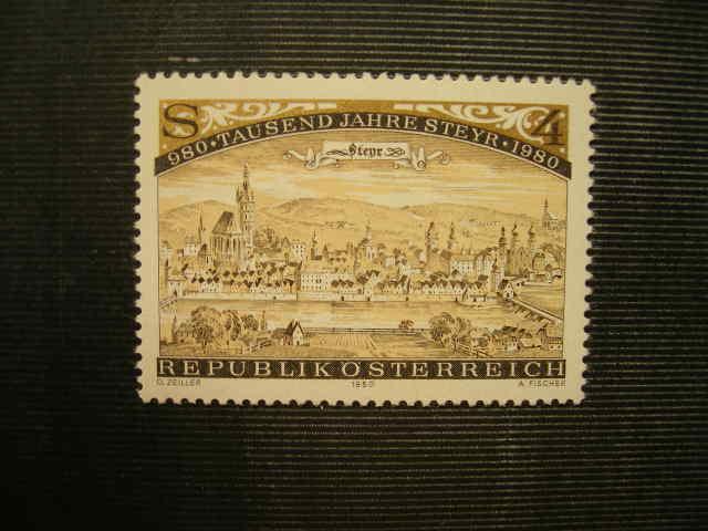 Австрия 1980 живопись/архитектура    MNH