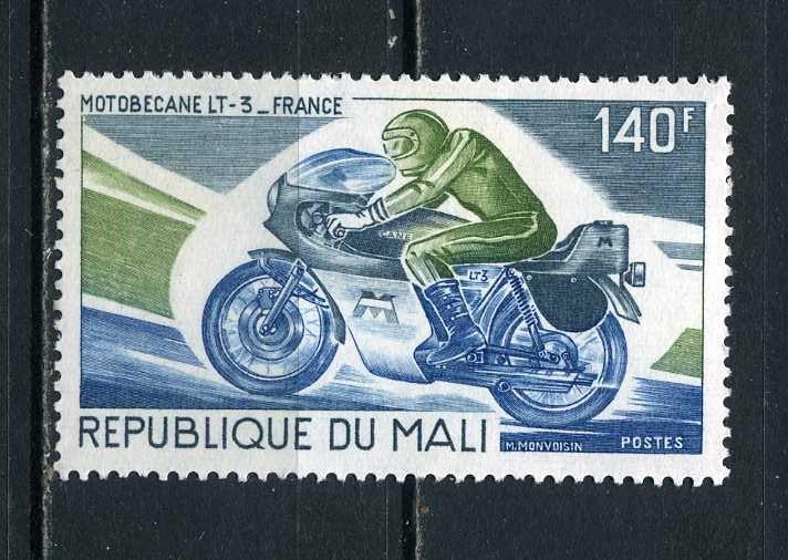 Мали. Мотоггонки. Мотоцикл. 1 марка. 1976 .**