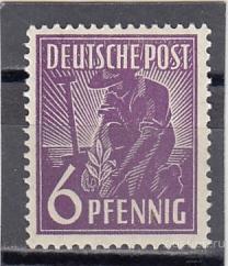 ГЕРМАНИЯ  ЗОНА ОККУПАЦИИ  Крестьяне № 944  1947   Сост** MNH
