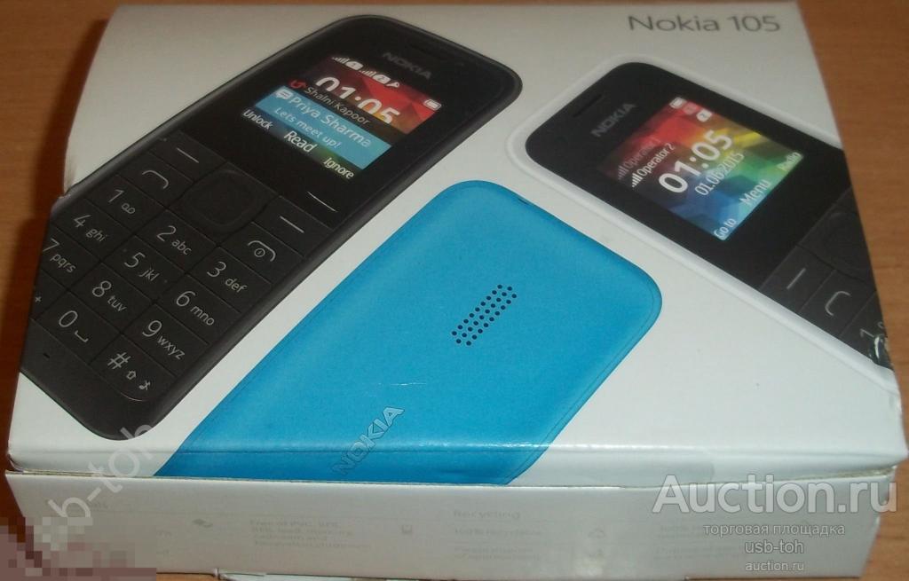 Nokia 105 - коробка, паспорт (инструкция, мануал) 