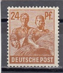 ГЕРМАНИЯ  ЗОНА ОККУПАЦИИ Рабочие № 951  1947   Сост** MNH