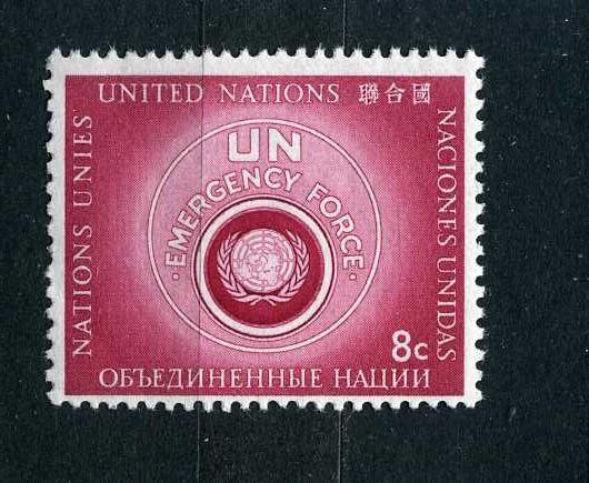 ООН Нью-Йорк. Силы безопасности. 1 марка. 1957.**