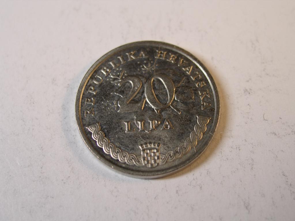 Хорватия.   20  липа.  2007 год.       (2)