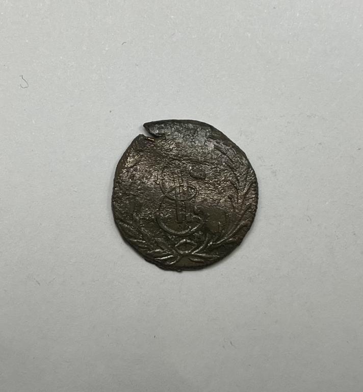 Денга 1768 Сибирская Сибирка Екатерина II Медь