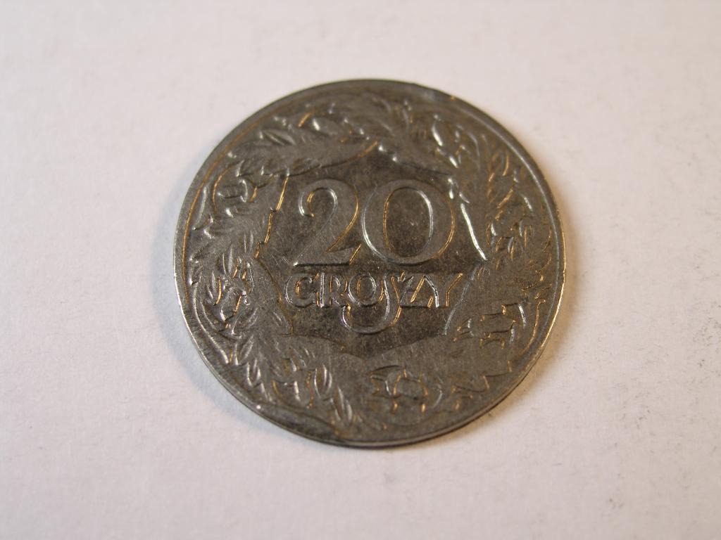 Польша.   20  грошей.  1923 год.    (2)