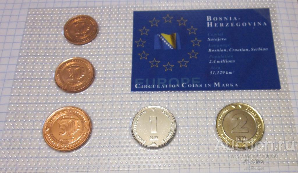 Босния и Герцеговина набор 1998 - 2004 UNC 3319