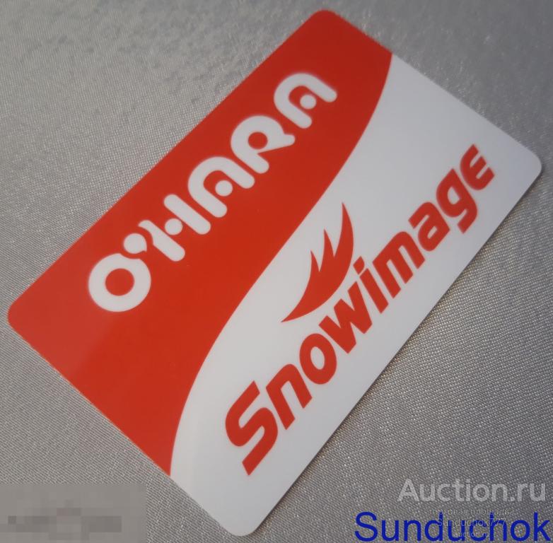 "Охара. O"HARA / SNOWIMAGE" Скидочная карта.