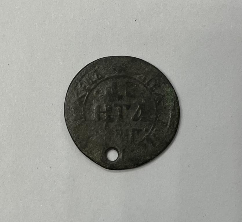 Денга 1703 Петр I медь