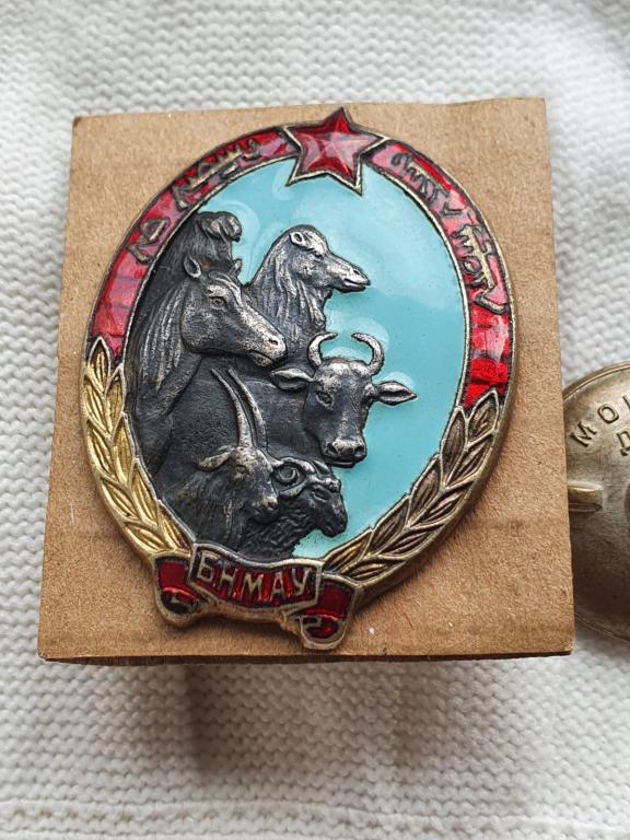 МОНГОЛЬСКАЯ НАРОДНАЯ РЕСПУБЛИКА. ЗНАК "ОТЛИЧНЫЙ / ПОЧЕТНЫЙ ПАСТУХ (ЧАБАН)" № 1 437