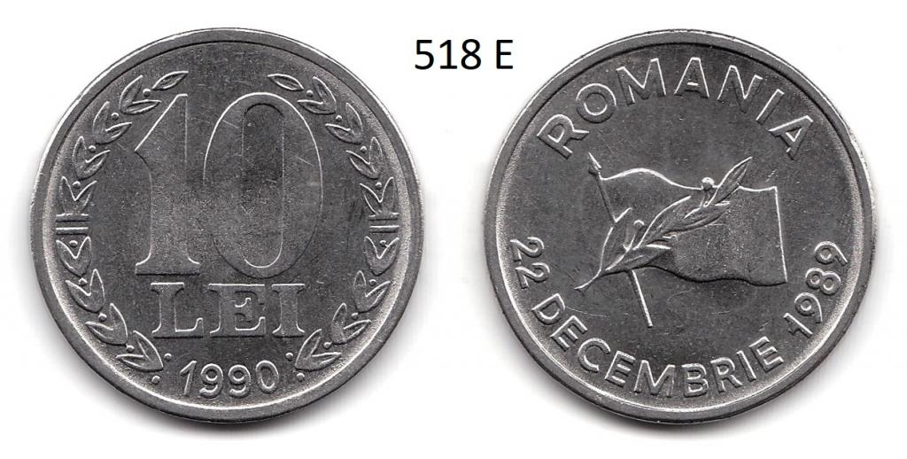 Румыния. 10 лей. 1990 год.