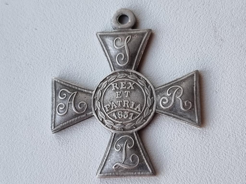 Знак-Крест Виртути Милитари. Серебро.Польша период Николая-1.  Серебро.