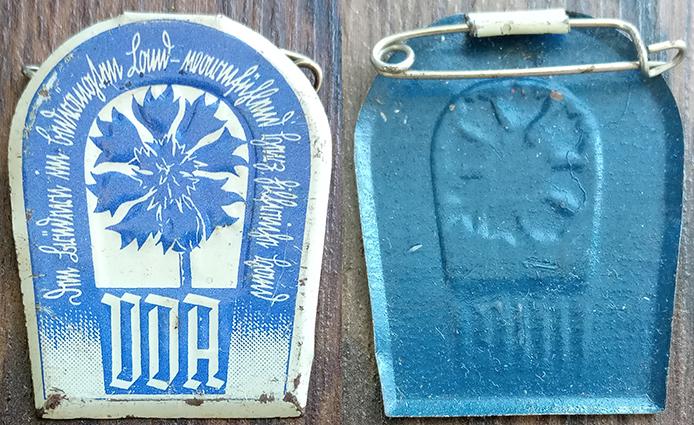 Оригинальный германский значок WHW 3 Рейха - Kornblume