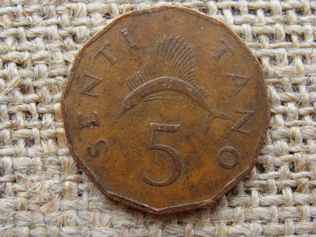5 центов 1966 год. Танзания