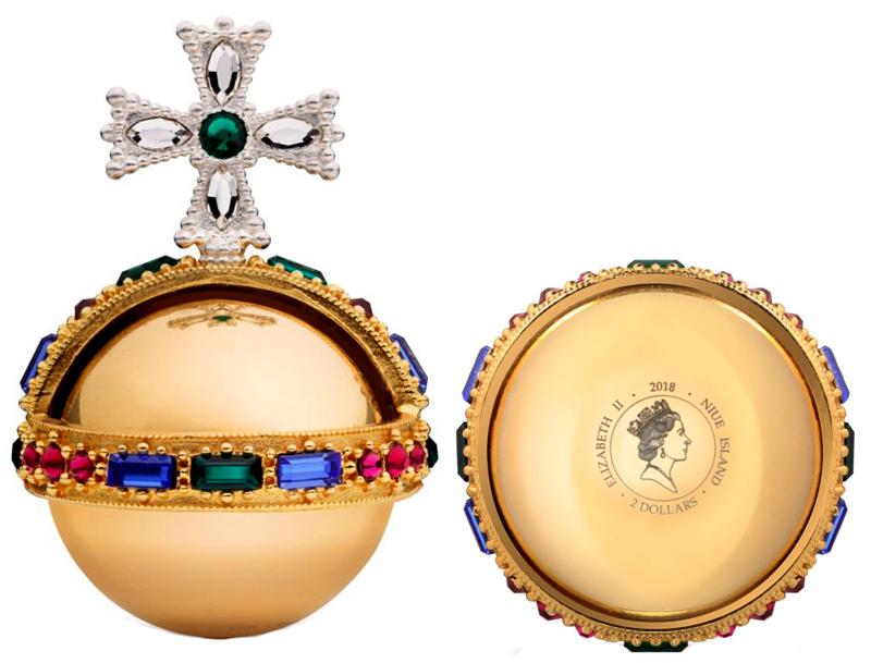 Малая держава. Sovereign's Orb. Scepter and Orb. Kagoshima-o Orb. Коллекция Crown Jewel Лувра.