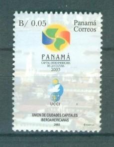 Панама 2003 г. Союз Южноамериканских стран негашеная**