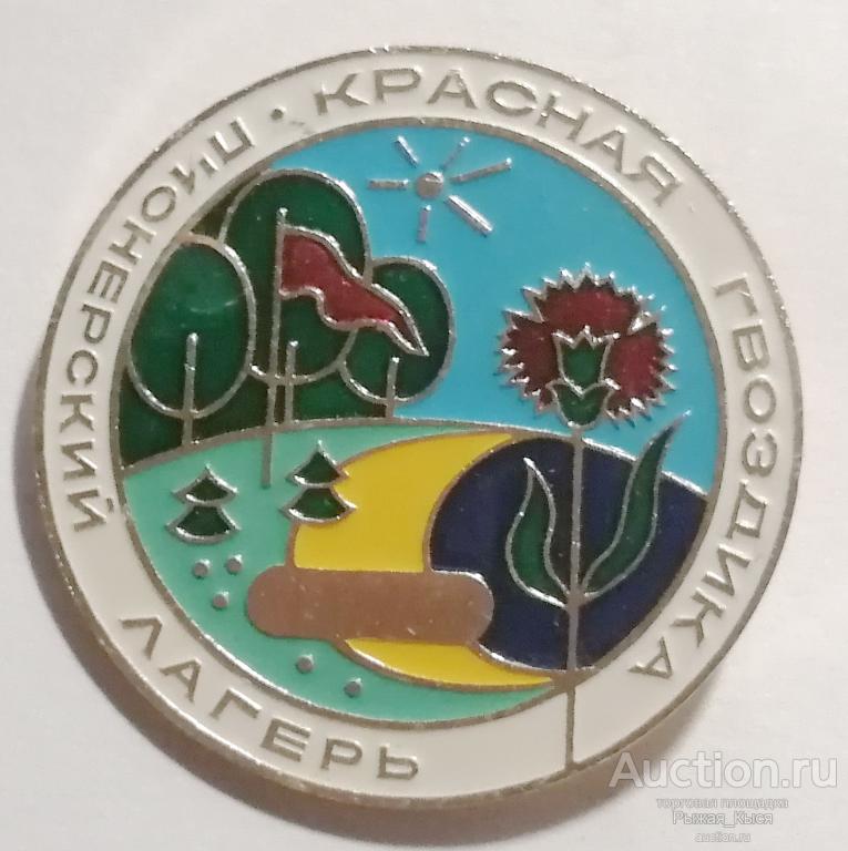 Пионерский лагерь Красная гвоздика. клеймо САЗ (белая окантовка) (51048)