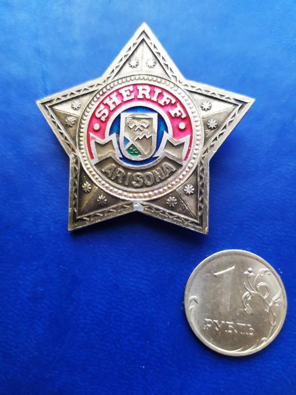 Знак Шериф Аризона SHERIFF ARISONA — покупайте на Auction.ru по