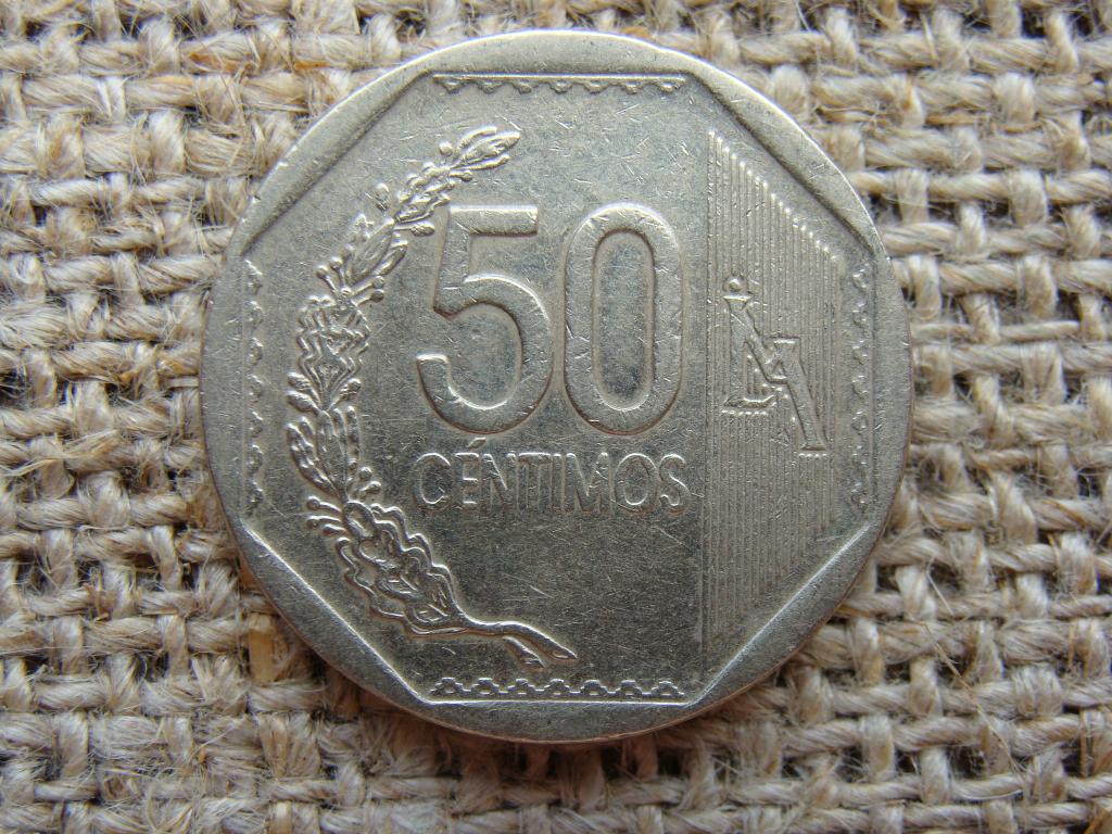 50 сентимо 2008 год. Перу