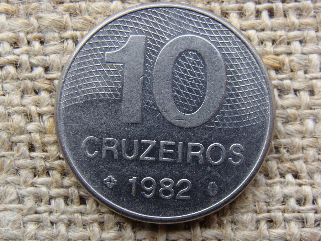 10 крузейро 1982 год. Бразилия