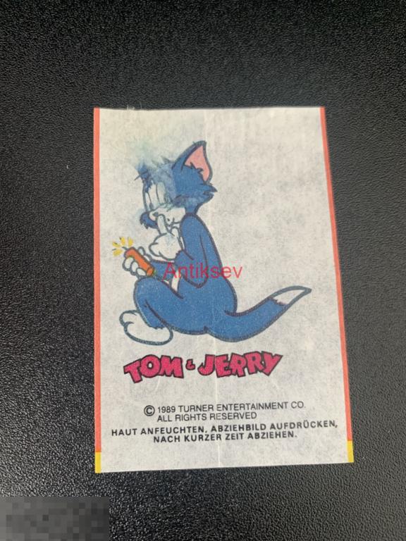 Вкладыш Том И Джерри Германия 1989 