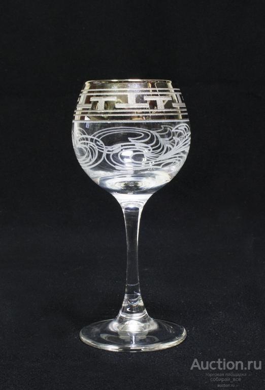 Рюмка на ножке, высота 12 см (26)