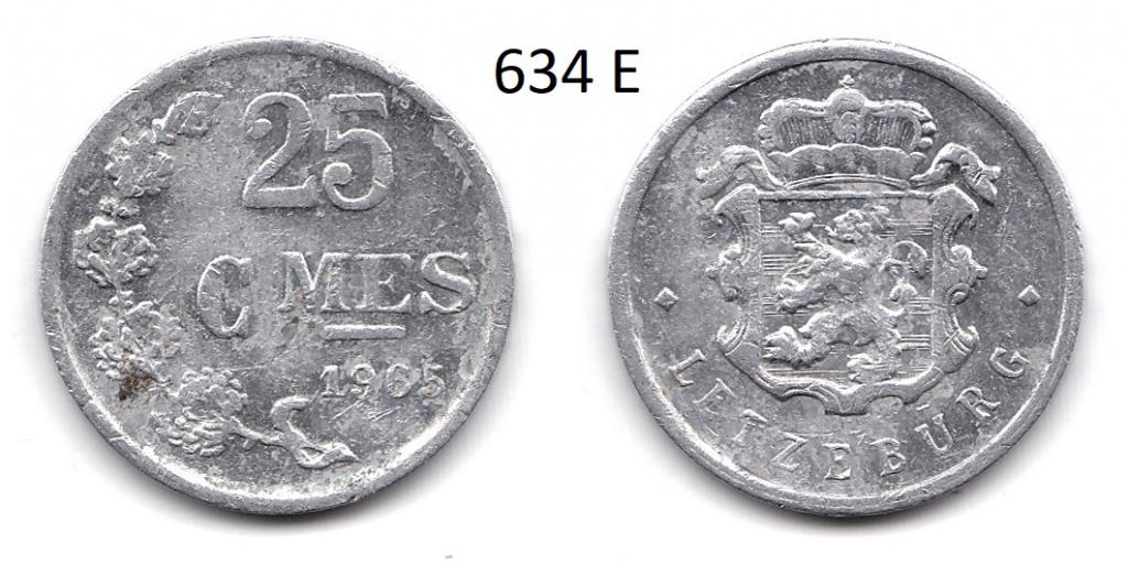 Люксембург. 25 сантимов. 1965 г.