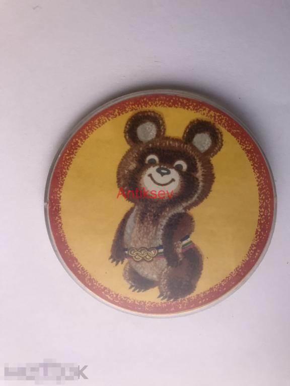 Знак спорт олимпиада 1980 мишка 