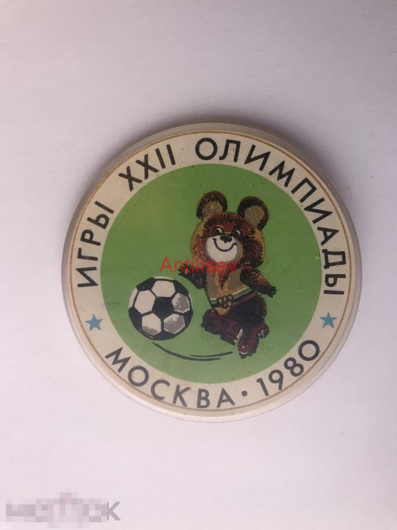 Знак спорт олимпиада 1980 виды спорта мишка футбол 