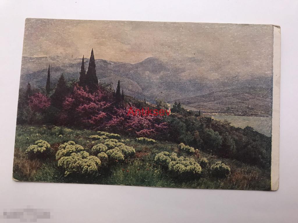 Открытка царская Россия Весна в Крыму редкая чистая 