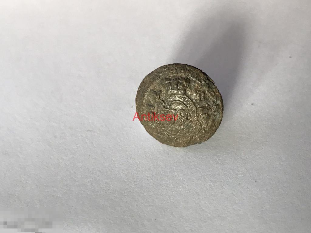 Пуговица малая Крымская Война Англия Хартфордширский полк 18 