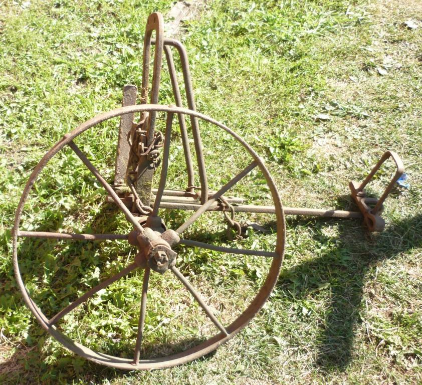 Конный Плуг для Пахоты Кованный Старинный Оригинал