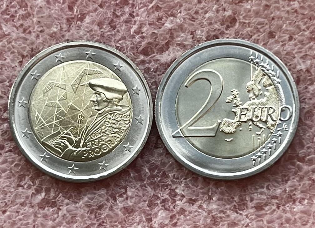 Италия 2 евро 2022 35 лет программе Эразмус unc