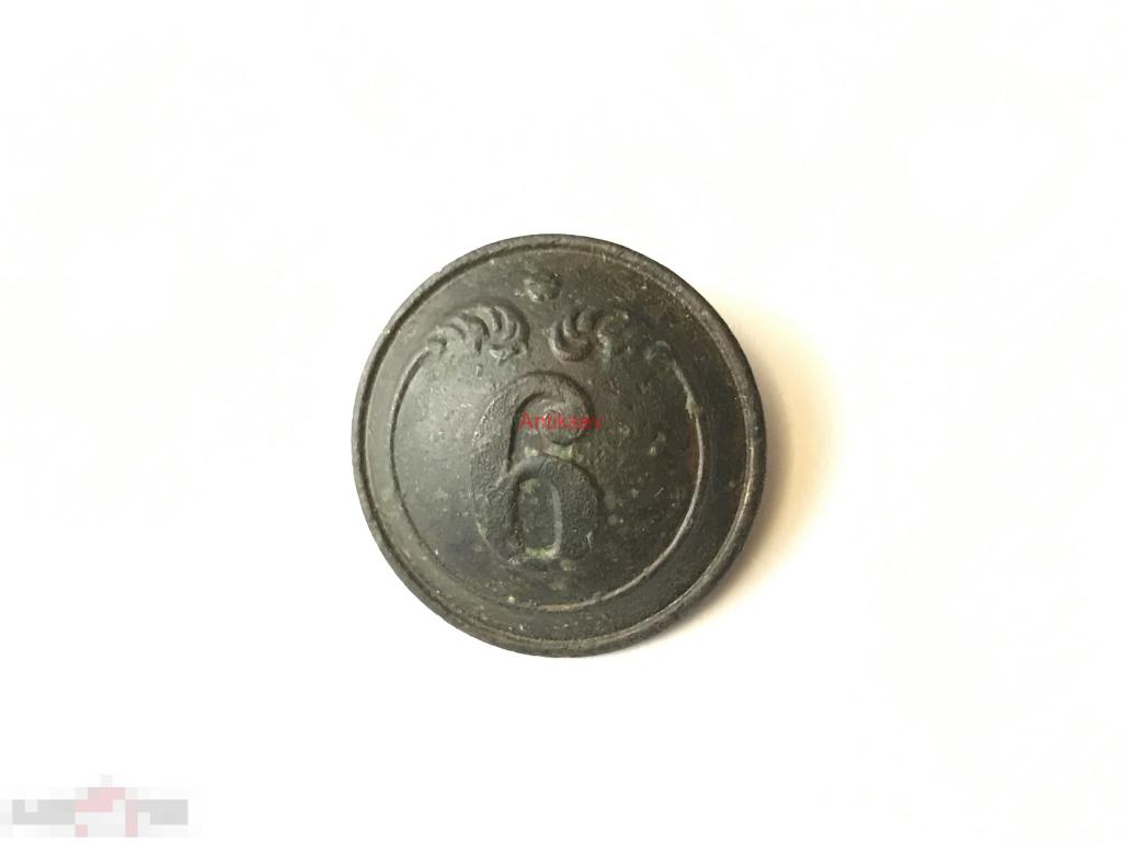 Пуговица большая Крымская война Франция 6 