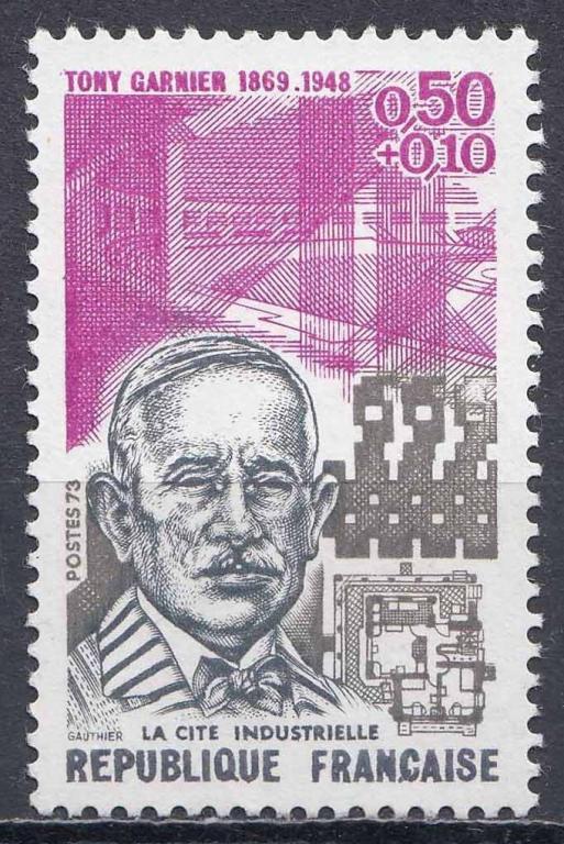 Франция, 1973, Архитекторы, Гарнье
