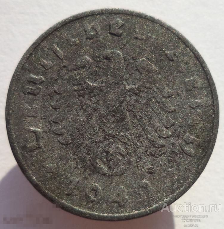 1 рейхспфенниг 1942 год. Германия - Третий Рейх! 