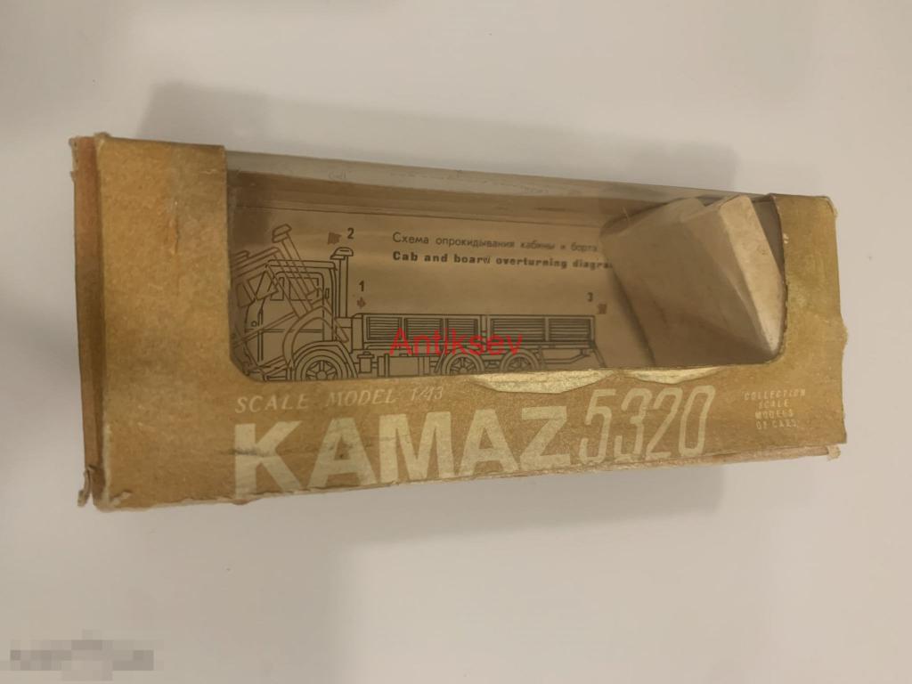 Модель коробка КАМАЗ 5320 