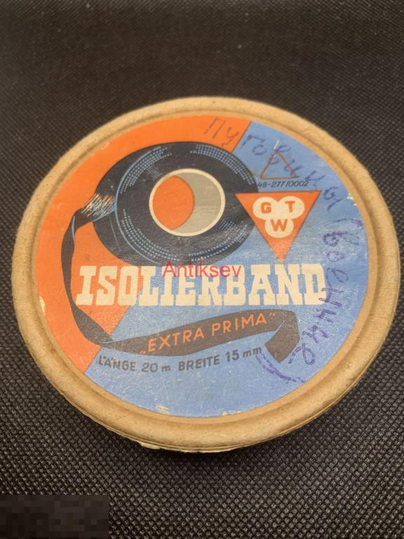 Коробка от изоленты Германия IsolierBand extra prima GTW редкость 