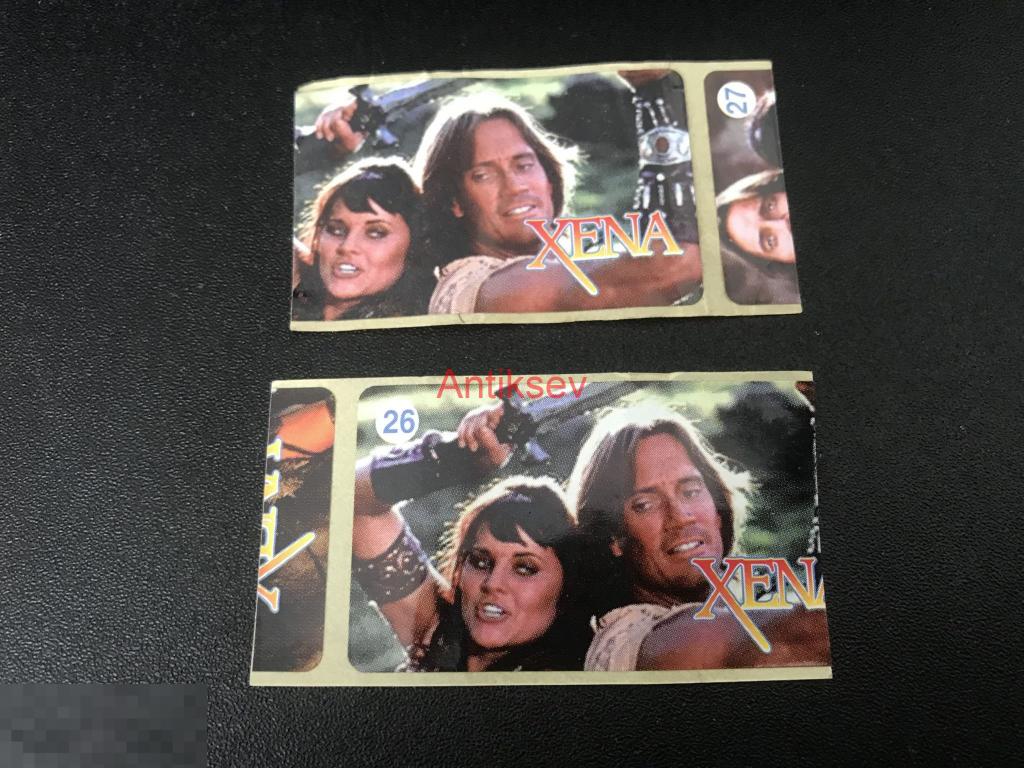 Наклейка от жвачки Xena №26 цена за 1 шт брак 