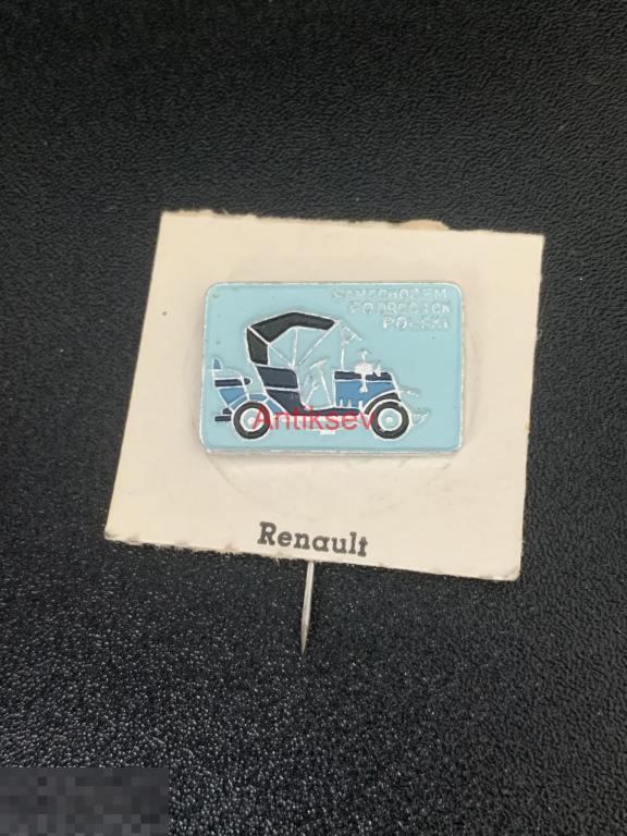 Знак серия на машине по дорогам Польши Samochodem po Drogach Polski Renault 