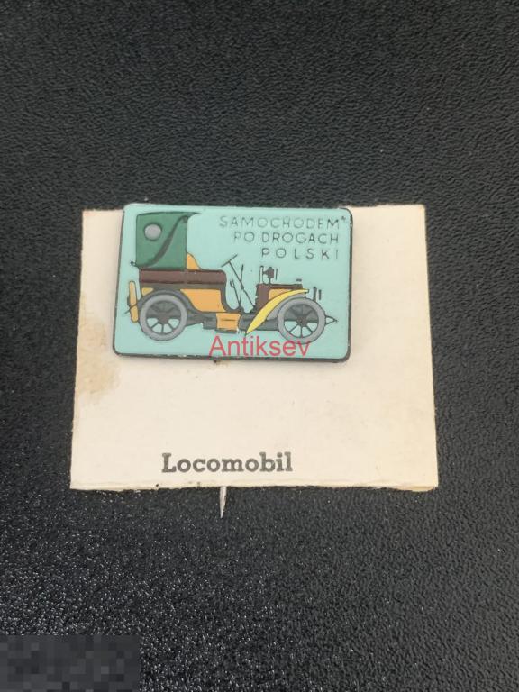 Знак серия на машине по дорогам Польши Samochodem po Drogach Polski Locomobil 