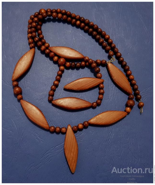 Ожерелье Дерево Вьетнам. Ручная работа. Длина 59 см.
