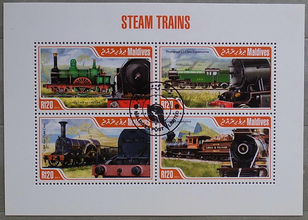 Мальдивы 2013 Паровозы Поезда Локомотивы Железная дорога