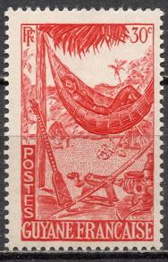 ❤1947 Гвиана Французская Mi 202 MNH OG