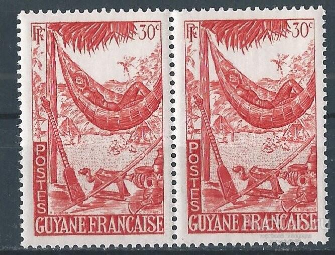 ФРАНЦУЗСКАЯ ГВИАНА. 30 С. 1947год MNН