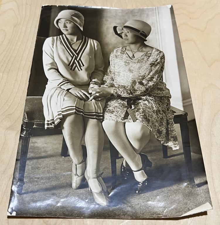 Япония Фото SETSUKO MATSUDAIRA Сетсуко Мацудайра Принцесса CHICHIBU Чичибу и GIRO Мода 1928